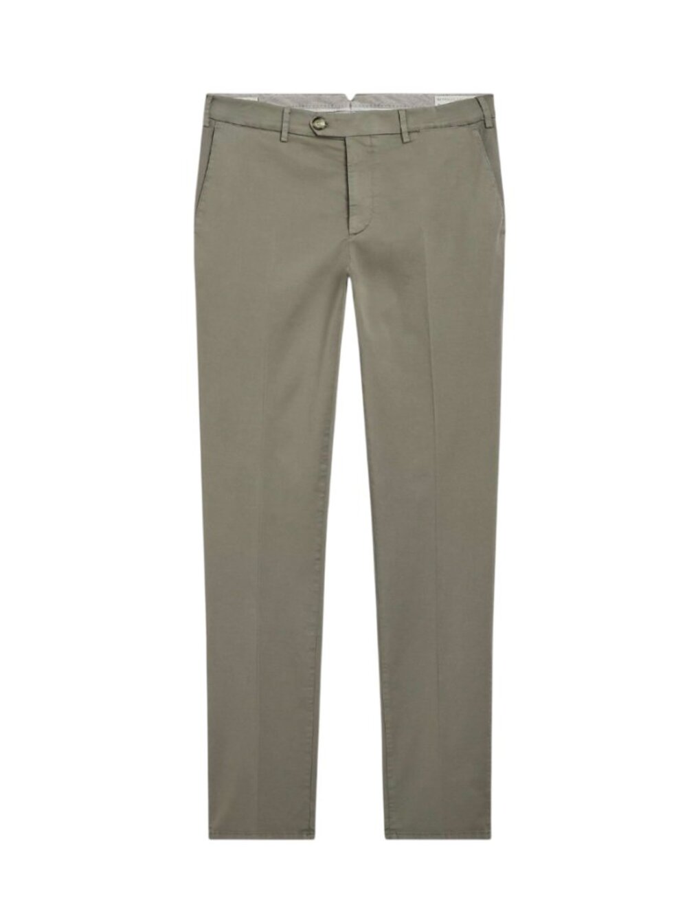 Brunello Cucinelli Italian Fit  Chino Trousers Pants Mens 50 34 Green Cotton
